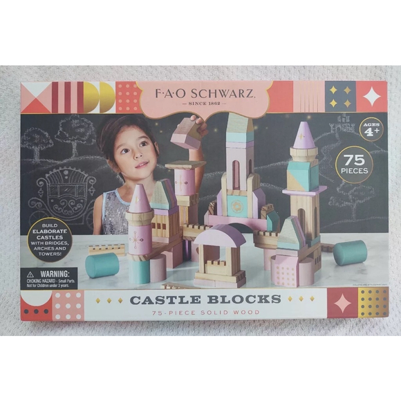 Castle Building Blocks by FOA Schwarz - Picture 1 of 5